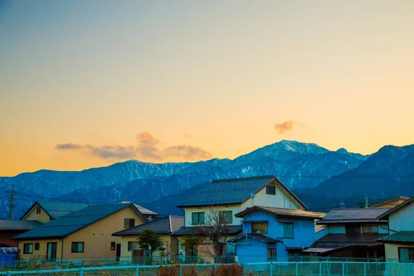 Japan Alperna Från Nagano Sida Japan Japan Alperna Ligger Mellan — Stockfoto