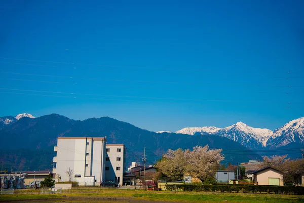 Japan Alperna Från Nagano Sida Japan Japan Alperna Ligger Mellan — Stockfoto