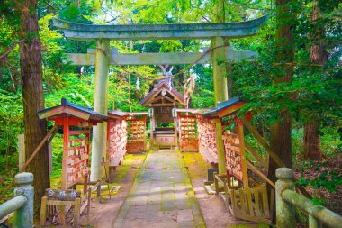 Ishikawa, Japonya Kita tapınak. Japon halkı çoğunlukla Shinto dindir.