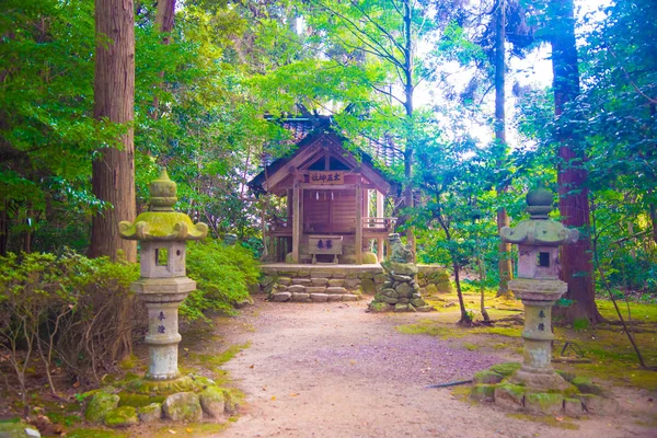 Kita Helgedom Ishikawa Japan Religionen För Japanska Folket Mestadels Shinto — Stockfoto