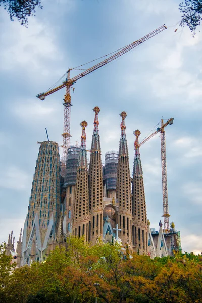 Barcelona España Noviembre 2018 Sagrada Familia Está Construcción Por Parte — Foto de Stock