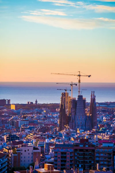 Barcelona España Noviembre 2018 Sagrada Familia Está Construcción Por Parte — Foto de Stock
