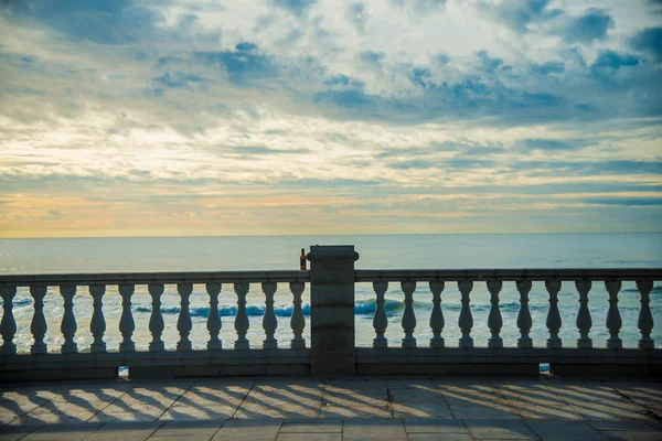 Spanish Beach Resort Barcelona Spanje Sitges Gebied Staat Bekend Als — Stockfoto