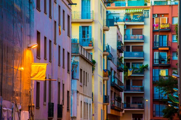 Stadtansicht Von Barcelona Spanien Barcelona Ist Eine Stadt Der Ostküste — Stockfoto