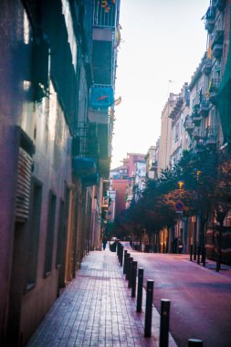 Şehir Manzaralı Barcelona, İspanya. Barcelona İspanya doğu kıyısında yer alan bir şehirdir.