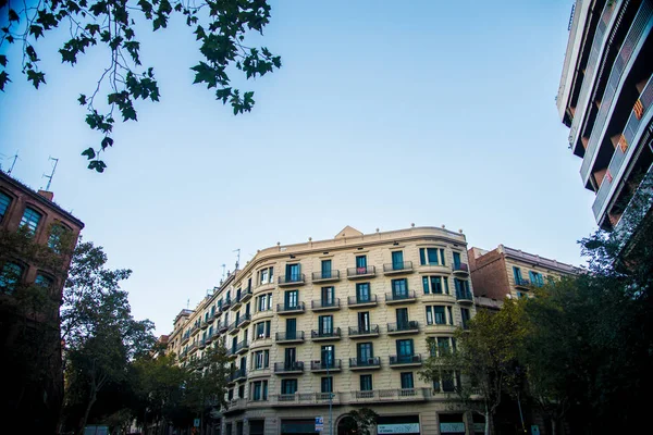 Vue Sur Ville Barcelone Espagne Barcelone Est Une Ville Située — Photo