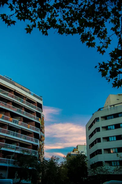 Vista Cidade Barcelona Espanha Barcelona Uma Cidade Localizada Costa Leste — Fotografia de Stock