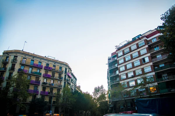Vue Sur Ville Barcelone Espagne Barcelone Est Une Ville Située — Photo