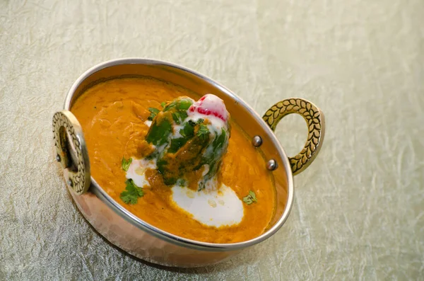 Indian Foods Tafel Het Typische Voedselidee Van India Curry Met — Stockfoto