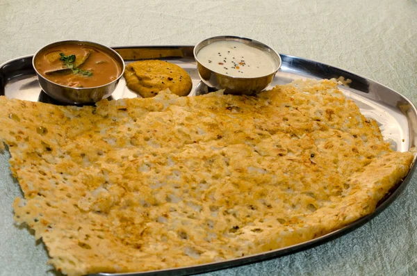 Indian Foods Auf Dem Tisch Die Typische Essidee Indiens Ist — Stockfoto