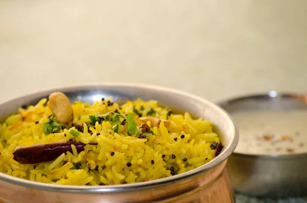 Makanan India Atas Meja Ide Makanan Khas India Adalah Kari — Stok Foto