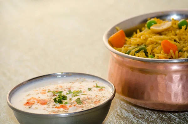 Indian Foods Auf Dem Tisch Die Typische Essidee Indiens Ist — Stockfoto