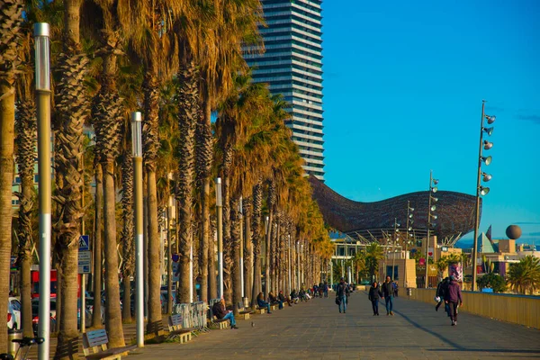 Destinazione Turistica Barcellona Spagna Barcellona Conosciuta Come Una Città Artistica — Foto Stock