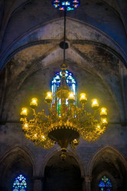 Barselona, İspanya 'daki kilise. Barcelona, İspanya 'nın doğu kıyısında yer alan bir Artistik şehir olarak bilinir.