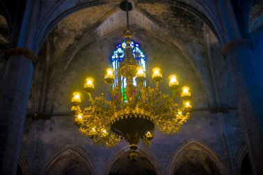 Barselona, İspanya 'daki kilise. Barcelona, İspanya 'nın doğu kıyısında yer alan bir Artistik şehir olarak bilinir.