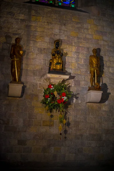 Igreja Barcelona Espanha Barcelona Conhecida Como Uma Cidade Artística Localizada — Fotografia de Stock