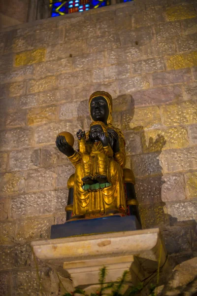 Igreja Barcelona Espanha Barcelona Conhecida Como Uma Cidade Artística Localizada — Fotografia de Stock