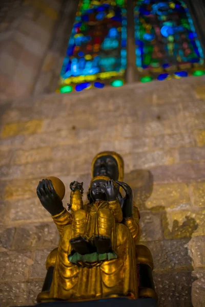 Igreja Barcelona Espanha Barcelona Conhecida Como Uma Cidade Artística Localizada — Fotografia de Stock