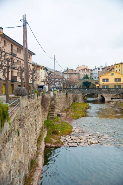 Spaanse Architectuur Het Platteland Van Bergueda Spanje Spanje Ligt Europa — Stockfoto