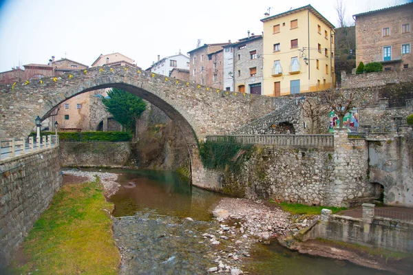 Arquitectura Española Las Escenas Rurales Bergueda España España Está Situada — Foto de Stock