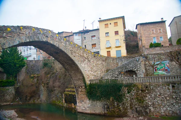 Arquitectura Española Las Escenas Rurales Bergueda España España Está Situada — Foto de Stock