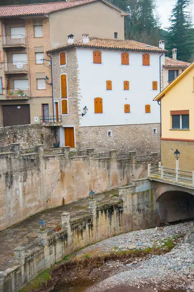 Spaanse Architectuur Het Platteland Van Bergueda Spanje Spanje Ligt Europa — Stockfoto