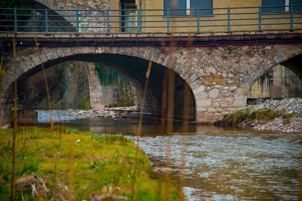 Ισπανική Αρχιτεκτονική Στις Αγροτικές Σκηνές Της Μπεργκέντα Ισπανία Ισπανία Βρίσκεται — Φωτογραφία Αρχείου