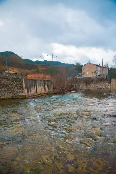 Arquitectura Española Las Escenas Rurales Bergueda España España Está Situada — Foto de Stock