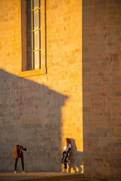 Girona Espagne 1Er Février 2019 Cathédrale Gérone Est Une Église — Photo