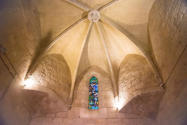 Girona Spain 2019 지로나 대성당은 로마네스크와 양식의 가톨릭 교회이다 스페인의 — 스톡 사진