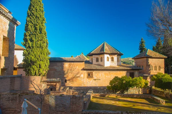 Granada Espanha Fevereiro 2019 Alhambra Patrimônio Mundial Unesco Granada Espanha — Fotografia de Stock