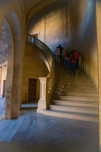 Granada Spain February 2019 Alhambra Unesco World Heritage Site Granada — Stock Photo, Image