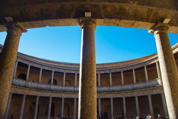 Granada Spagna Febbraio 2019 Alhambra Patrimonio Mondiale Dell Unesco Granada — Foto Stock