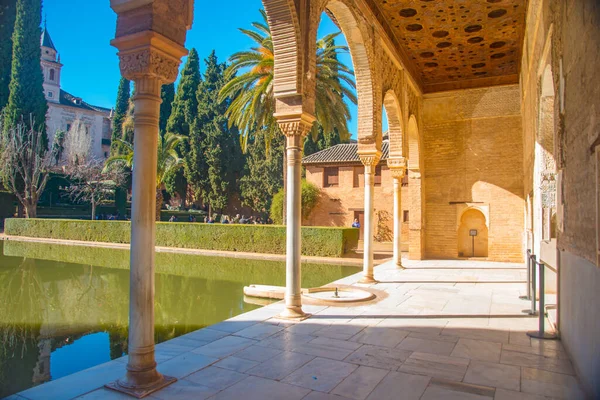 Granada Espanha Fevereiro 2019 Alhambra Patrimônio Mundial Unesco Granada Espanha — Fotografia de Stock