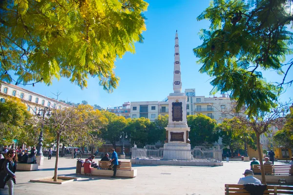 Andalusia Spanya Şubat 2019 Malaga Spanya Nın Granada Kentinde Bir — Stok fotoğraf