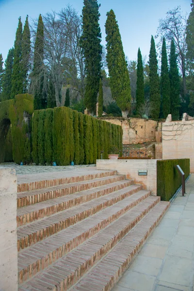 Alhambra Patrimonio Humanidad Por Unesco Granada España España País Europeo — Foto de Stock