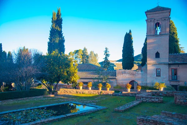 Alhambra Patrimonio Humanidad Por Unesco Granada España España País Europeo — Foto de Stock