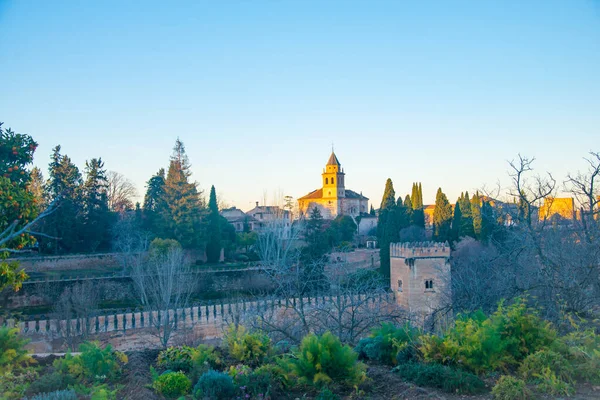 Alhambra Patrimonio Humanidad Por Unesco Granada España España País Europeo — Foto de Stock