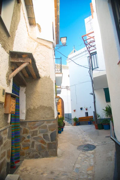 Cnar Uma Pequena Aldeia Montanhosa Granada Espanha Espanha País Europeu — Fotografia de Stock