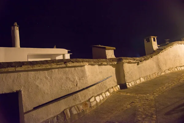 Cnar Liten Bergsby Granada Spanien Spanien Ett Europeiskt Land Med — Stockfoto