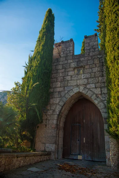 Barcelona España Diciembre 2018 Las Montañas Edificios Montserrat Barcelona España — Foto de Stock