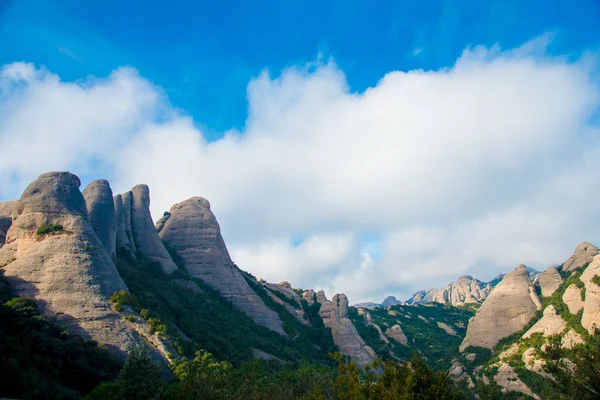 Barcelona Spagna Dicembre 2018 Montagne Montserrat Barcellona Spagna Montserrat Una — Foto Stock