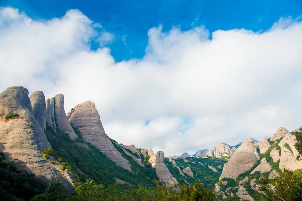 Barcelona Spagna Dicembre 2018 Montagne Montserrat Barcellona Spagna Montserrat Una — Foto Stock