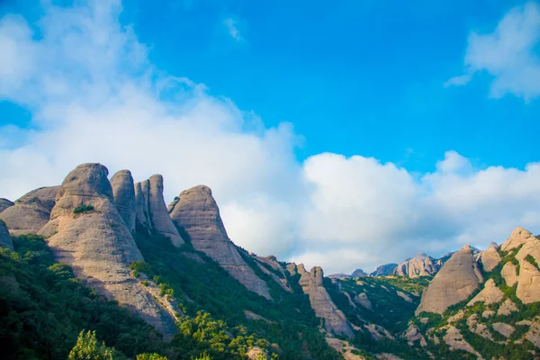 Barcelona Spain Грудня 2018 Гори Монтсеррат Барселоні Іспанія Montserrat Гора — стокове фото