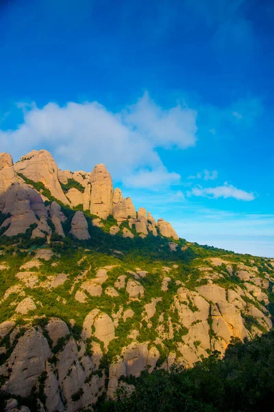 Barcelona Spain Грудня 2018 Гори Монтсеррат Барселоні Іспанія Montserrat Гора — стокове фото