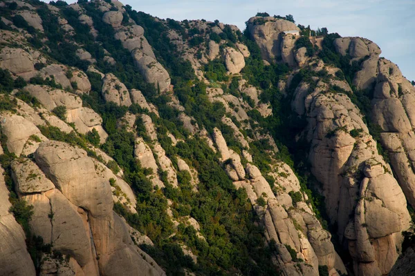 Barcelona Spagna Dicembre 2018 Montagne Montserrat Barcellona Spagna Montserrat Una — Foto Stock