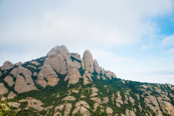 Barcelona Ισπανια Δεκεμβρίου 2018 Βουνά Του Montserrat Στη Βαρκελώνη Ισπανία — Φωτογραφία Αρχείου