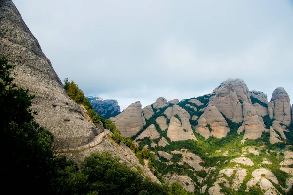 Barcelone Espagne Décembre 2018 Montserrat Barcelone Espagne Montserrat Est Une — Photo