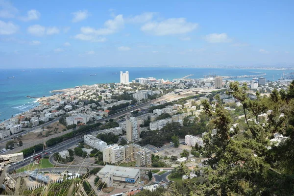 Vista Bahía Haifa —  Fotos de Stock