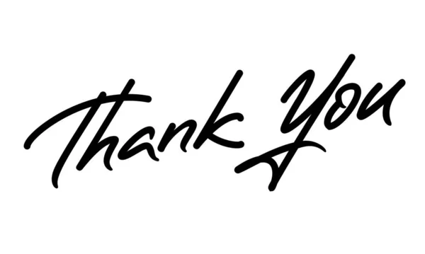 Vielen Dank Kartendesign Kalligraphie Handgezeichnete Einladung Shirt Druck Handgeschriebener Moderner — Stockvektor